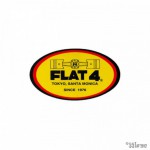Sticker Flat-4, 3 stuks