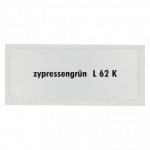 Sticker L 62 K, Cypress green