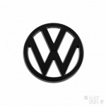 Embleem VW vooraan zwart -...