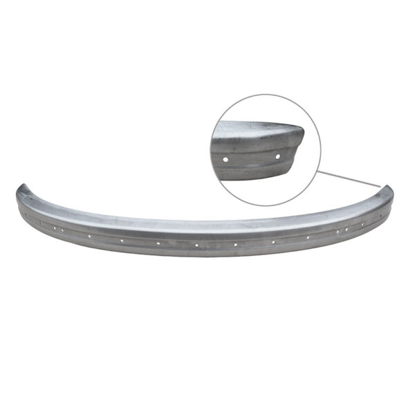 Bumper achter (EURO), vierkant, Onbehandelde afwerking