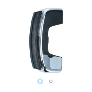 Bumperrozet chroom, voor montage zonder bumperrubber