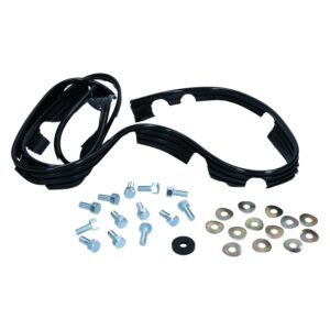 0100-1 Spatbordrubber met bevestigingsset (TQ)