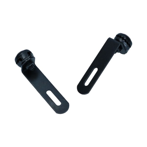 Nummerplaatbevestiging op bumper voor 1 plaat, 2 steunen