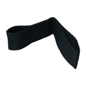 0438-605 Deurstrap zijlaaddeur (175mm), zwart