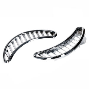 Ventilatieroosters achter zijruit chroom (paar)