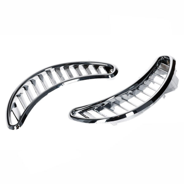 Ventilatieroosters achter zijruit chroom (paar)