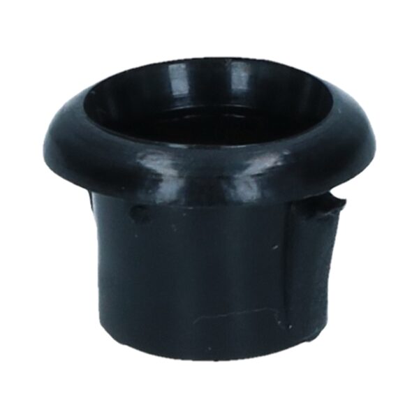 Doorvoerrubber deurstaafje Zwart