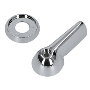 Binnenklink + rozet cabinedeur chroom (set)