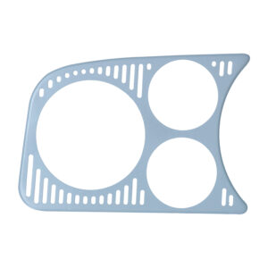 Dashboardgrill links,  voor 1 meter 80mm ,  2 meters 52mm