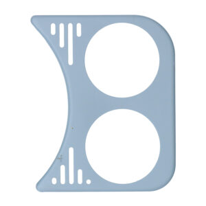 Dashboardgrill rechts, voor 2 meters 52mm