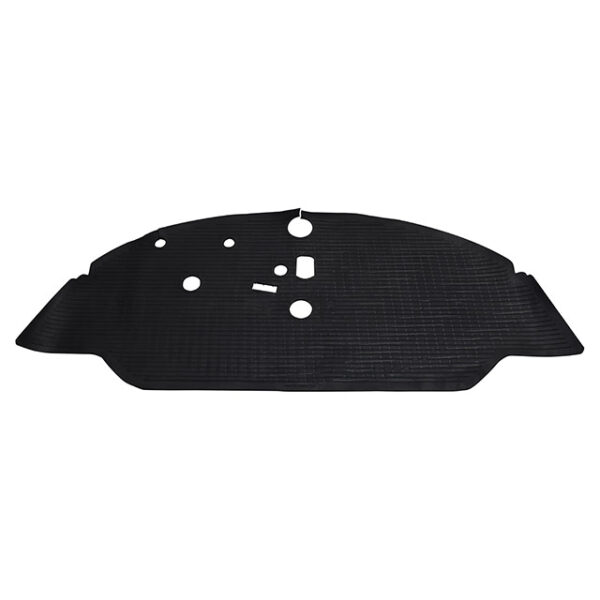 Rubber vloermat vooraan (zwart)