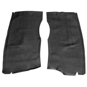 Rubbertapijtset onder voorste zetels (zwart)