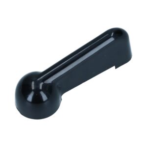 Knop ventilatietunnel inlaatklep - zwart