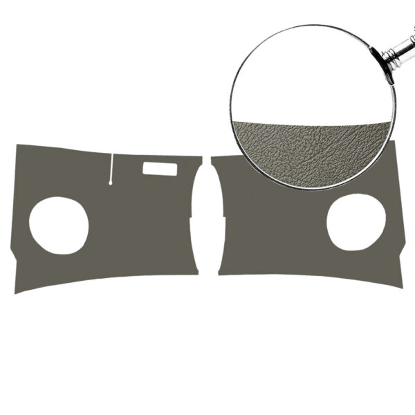 Schutborden vooraan - grijs