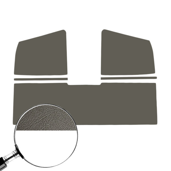 Hemelpanelen set, enkelcabine, grijs PVC