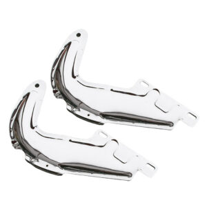 Voorkofferscharnieren, verchroomd, per paar