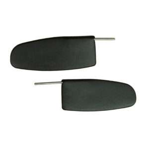 Zonnekleppen, per paar, zwart