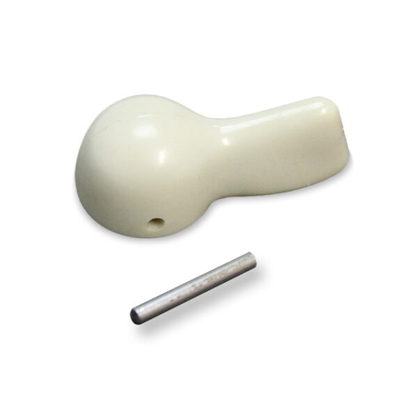 Vergrendel knop zijlaaddeurslot - zilverbeige