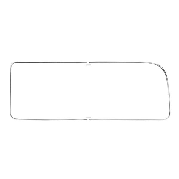 Raamsierlijst achterste zijruit links 'Deluxe' (alu sierlijst)