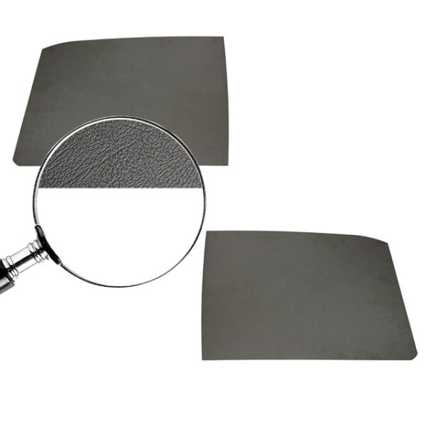 Hemelpanelen vooraan, grijs PVC, per paar