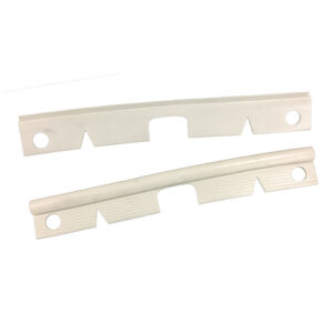 Bumperrubbers vooraan, wolkenwit, per paar