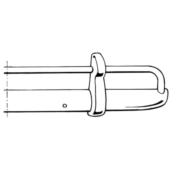Bumper voor, export (USA), chroom Braziliaanse kwaliteit