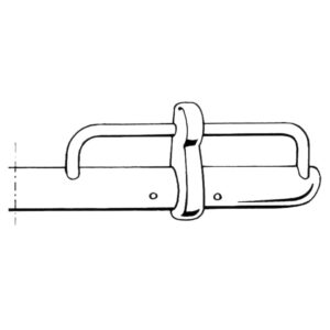 Bumper achter, export (USA), superchroom kwaliteit