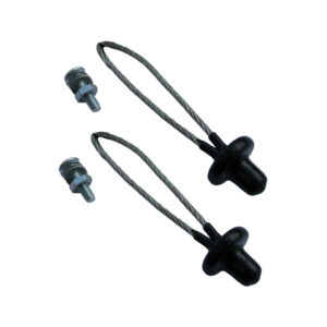 Deurvanger - one piece window (paar)