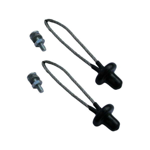 Deurvanger - one piece window (paar)