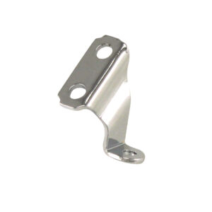 Tochtruit scharniersteun bovenaan, links/chroom