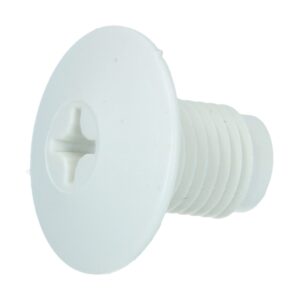 Gordel boutgat stop 7/16" wit