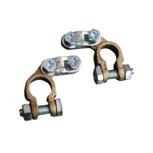 Accupoolklemmen + ,  -, per paar