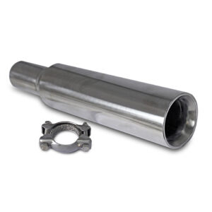 Uitlaatpijp + klem 'GT Style' - RVS