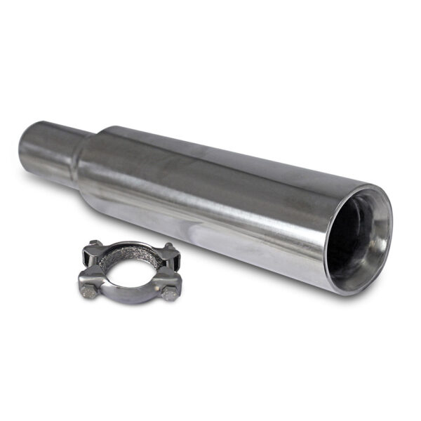 Uitlaatpijp + klem 'GT Style' - RVS