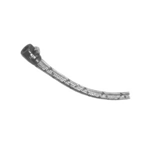 Benzineleiding, omvlochten door staal, per meter