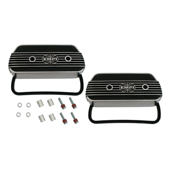 Empi kleppendeksel, stevig aluminium met U-rubber, per paar.