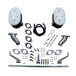 Inlaatcollectors en gasbediening 'Weber ICT carburatoren, enkelpoorts