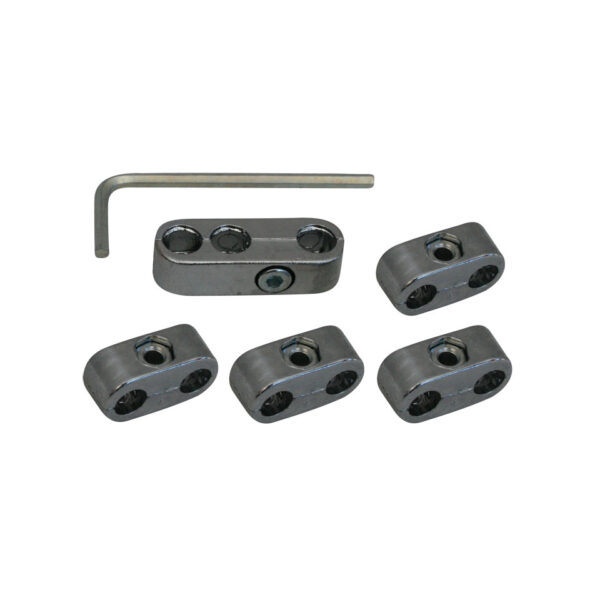 Bougiekabelklemmen, chroom