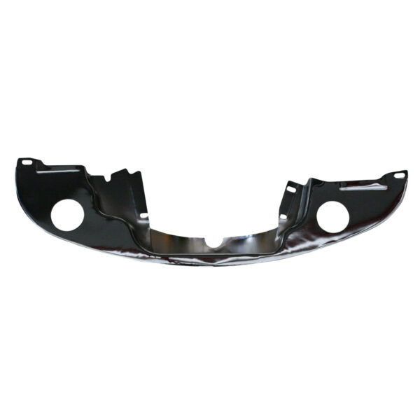 Plaat achter motor,, met verwarming / zonder voorverwarming (chroom)