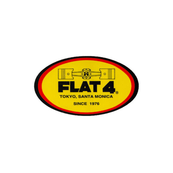 Sticker Flat-4, 3 stuks