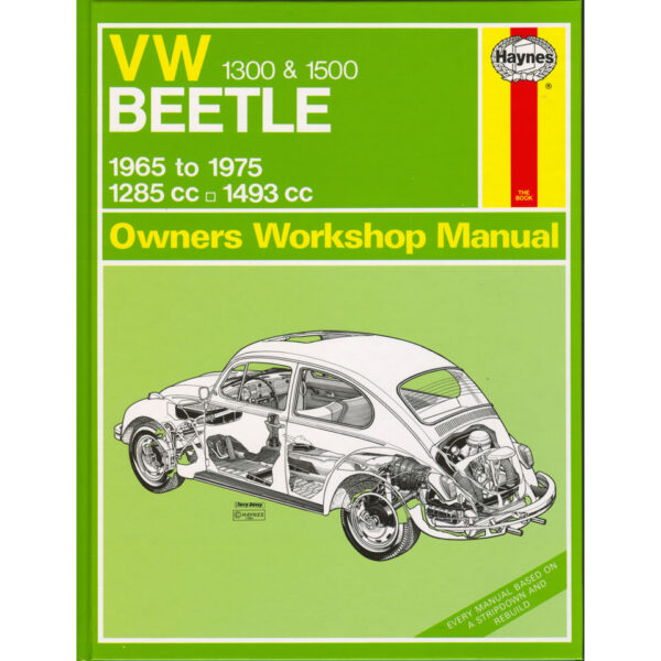 VW 1300 ,  1500 Beetle Manual, Engels, J.H. Haynes