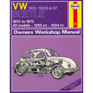 11586 VW 1303, 1303S , GT Manual, Engels, J.H. Haynes