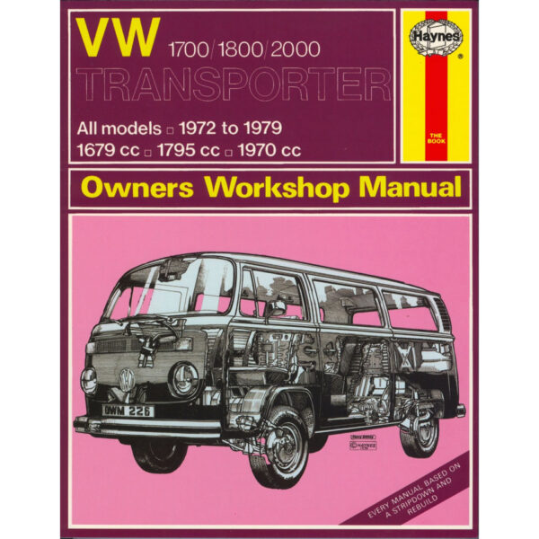 VW 1700/1800/2000 Transporter Manual, Engels, J.H. Haynes