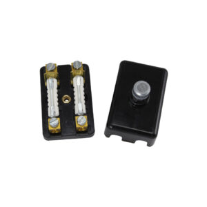 Zekeringsdoos bakeliet voor 2 zekeringen