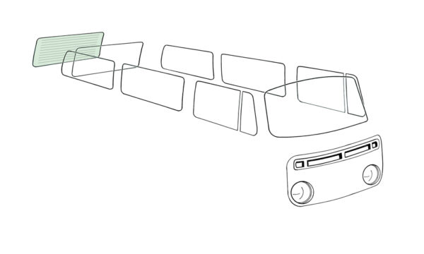 Achterruit verwarmd, groen