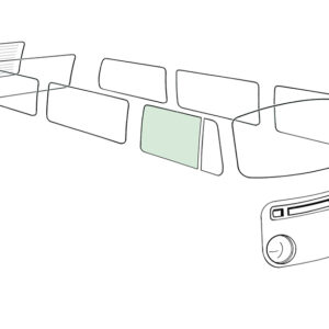 Deurruit rechts, groen
