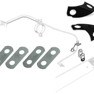 Remleiding klem set (veerplaat)