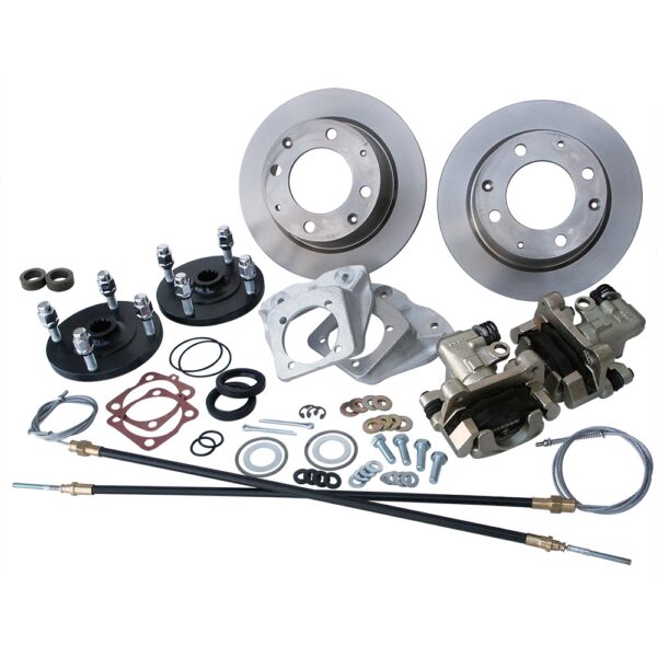 Schijfremkit achter (Swing) voor versnellingsbak met steekassen, 4x130