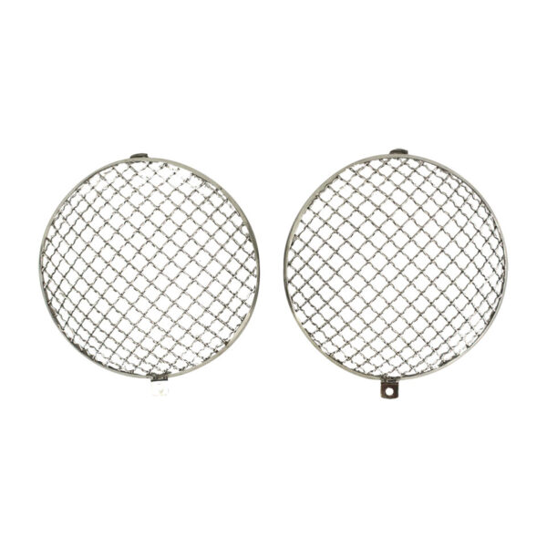 Koplampgrille 'Vintage' RVS, per paar