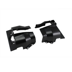 Cilinderplaatwerk, enkelpoorts, zwart